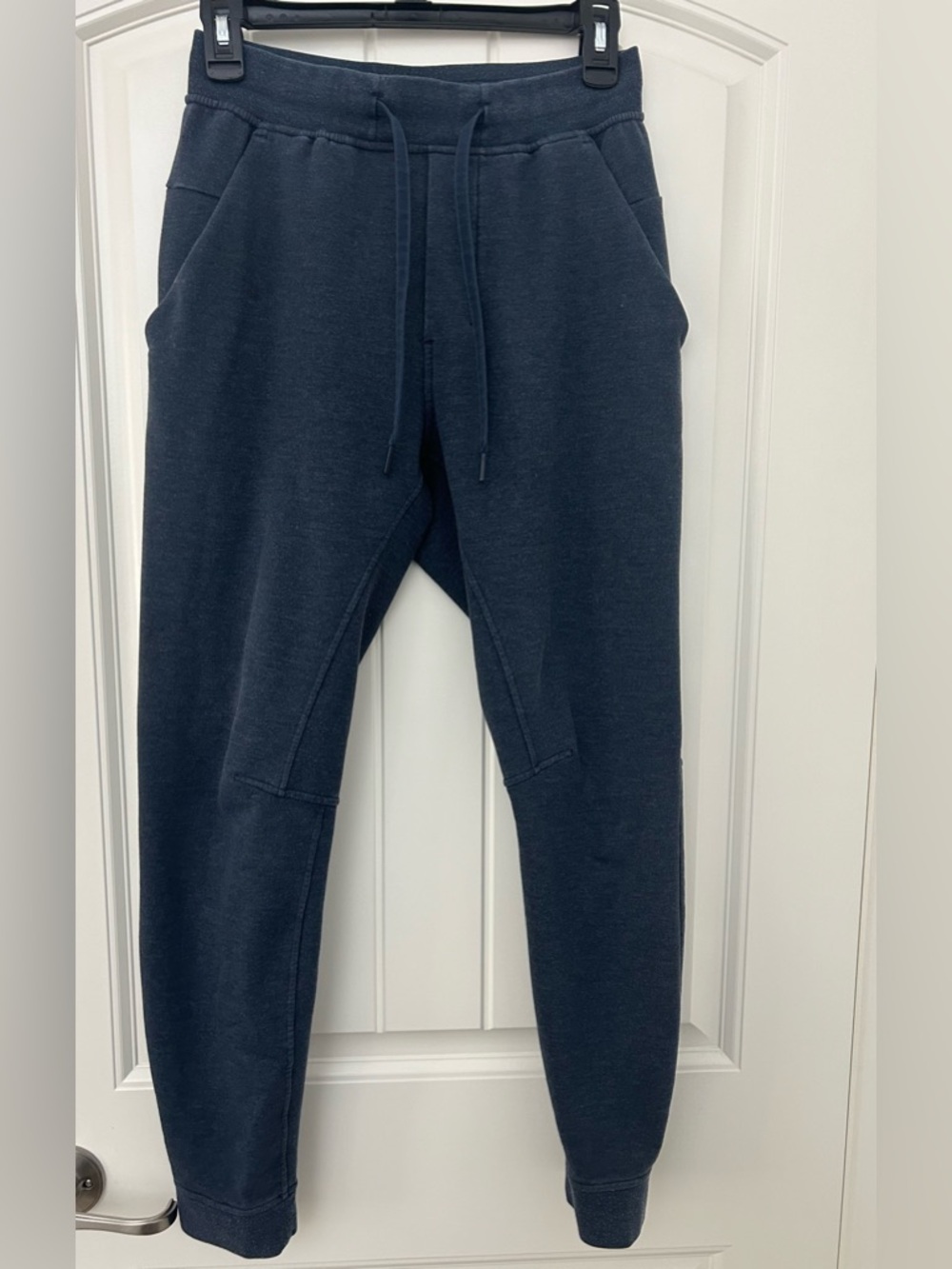 Lululemon City Sweat Jogger Navy Men's XS 28'' Inseam Athletic Zip Pocket Cotton